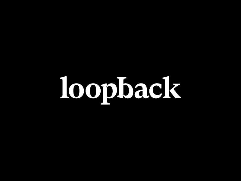 Loopback Wordmark By Damian Chmiel On Dribbble