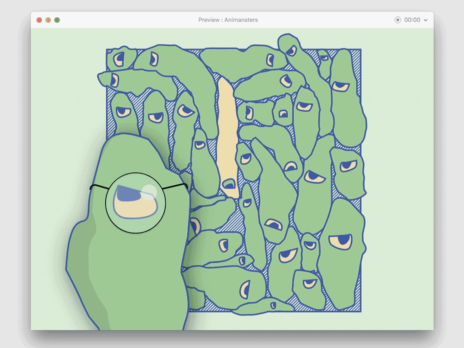 Meet Norman, animated monsters animaapp auto animate design design to code design tools illustration monster