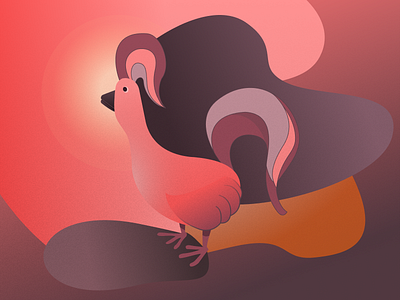 #2 - Figma Design & illustration - chicken design figma flat illustration ui vector