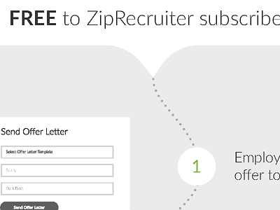 Ziphire One Sheet digital flier flyer hires onboarding onesheet ziphire ziprecruiter