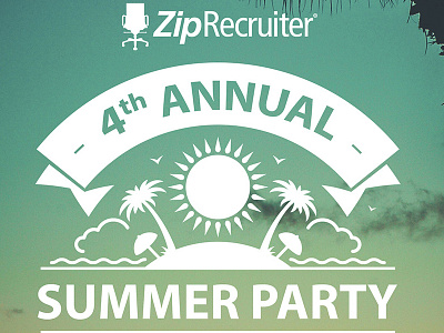 ZipRecruitor Summer Party Invitation