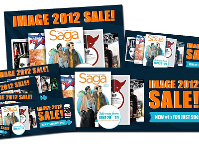 Retro Banner Set banner comics design image 2012 sale