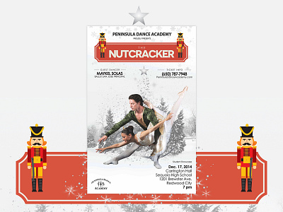 Nutcracker Ballet Poster Design