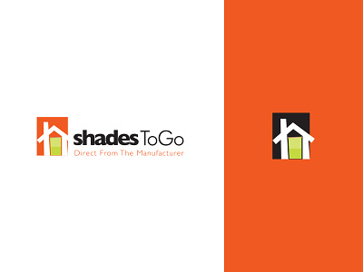 Shades To Go Logo branding flat font go graphic design identity letters logo logotype shades simple type window shades