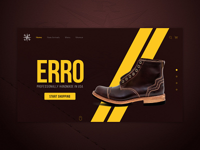 Erro Shoes Photos and Website Concept