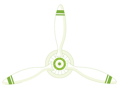 Airplane Propeller airplane airplane propeller aviation flight icon outline outline illustration propeller vector