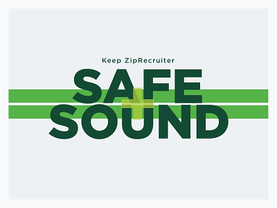 Safe & Sound logo branding concept design graphic design hotline logo poster safe safety sound ziprecruiter