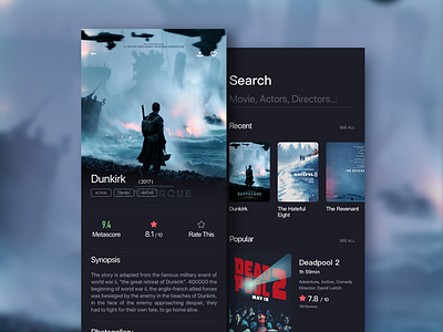 Daily Ui - Movie App