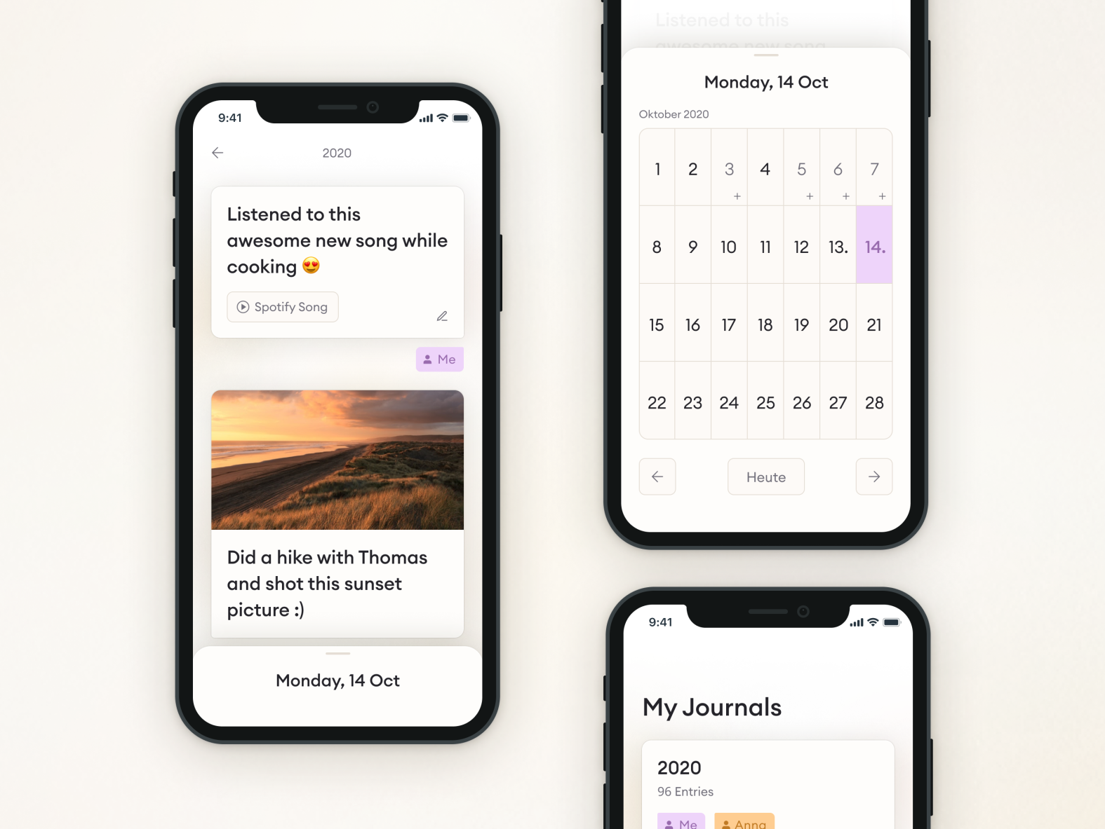 Collaborative Journaling App by Max Ropohl on Dribbble