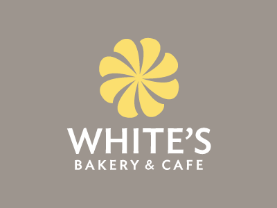 White's Bakery hfj ideal sans logo typography