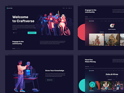 Cosplay Platform Website by Eugene Machiavelli for Shakuro on Dribbble