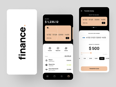 Money Transferring App Concept