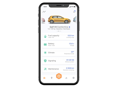 Volkswagen App Ideas adobe after effects animation application behance interaction ios iphone xs xr keyshot motion design motion graphics transition ui ux volkswagen