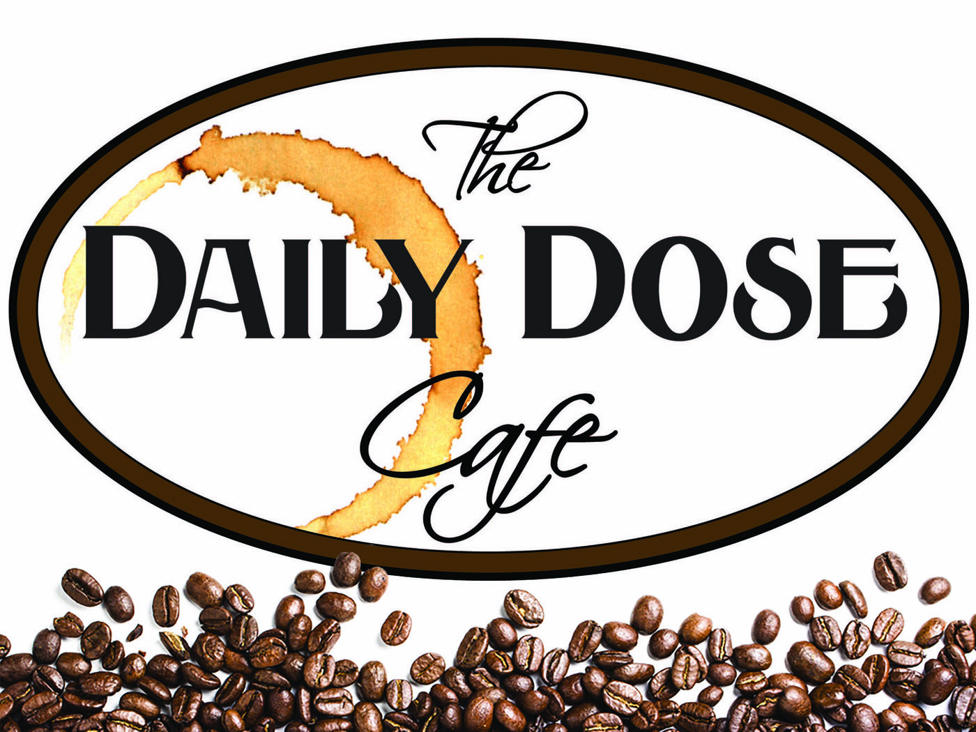 The Daily Dose Cafe logo by Zack Rackovan on Dribbble