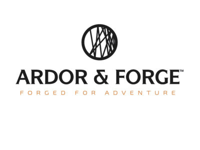 Ardor & Forge logo adventure branding design graphic design graphic art logo vector watch watch logo