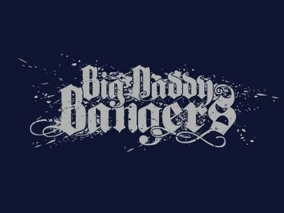 Big Daddy Bangers logo band logo branding design distressed graphic design graphic art grunge illustration lettering logo rock and roll typography