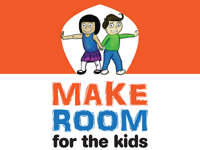 Make Room for the Kids branding design graphic design graphic art illustration logo vector