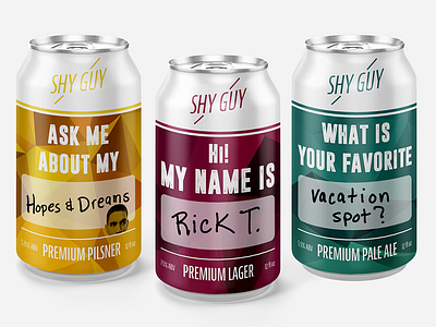 Shy Guy cans