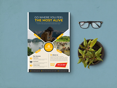 Travel and tourism agency flyer | Travel Agency Corporate Flyer