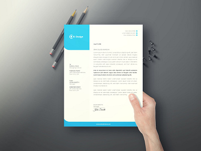 Creative  Letterhead Template | business Letterhead Template