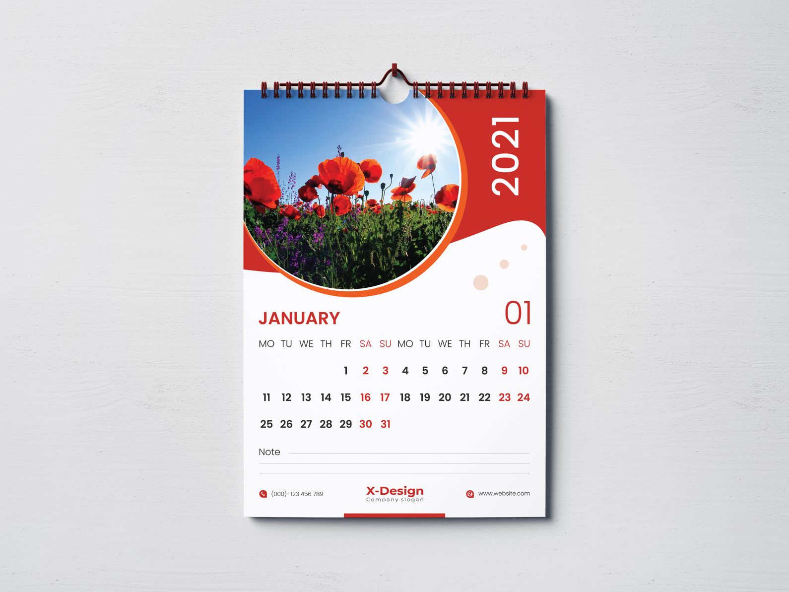 Wall Calendar 21 Template Calendar 21 By Vector River On Dribbble