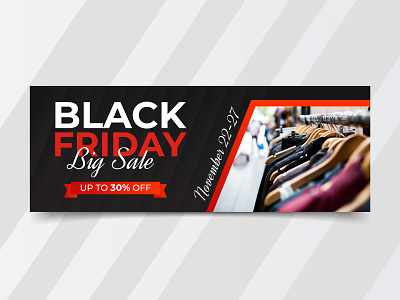 Black Friday Facebook Cover Photo background