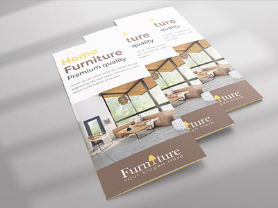 Interior Furniture Trifold Brochure