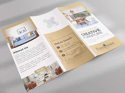 Furniture Trifold Brochure Layout