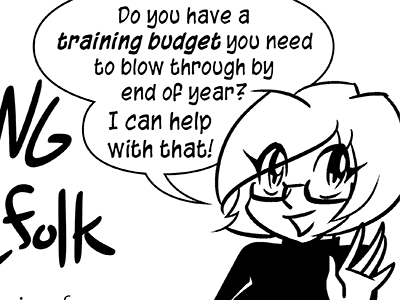 Practical Cartooning for Technical People black and white training comics manga