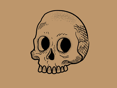 Skull art illustration vector vector art