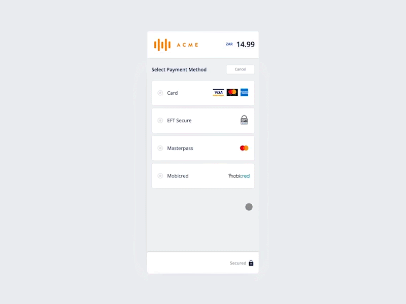 Peach Payments - Mobile Payment Platform animation credit card ecommerce masterpass mobile pay now payment payment app shopify ui ui ux