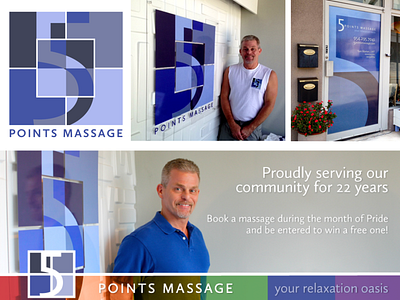 5 Points Massage Branding Usage