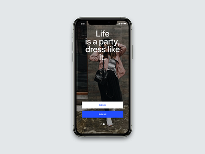 Sign UP! app design interface ios mobile