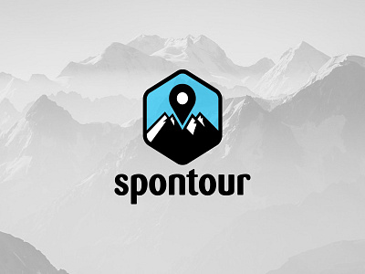 Spontour adventure adventure logo branding business logo cheap logo design logo 3d logo design logo designer travel travel logo typography