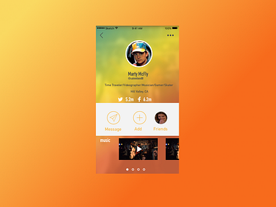 Daily UI - User Profile