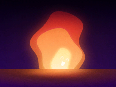 Dancing Fire by Nikita Savenko 2d animation ae animation fire