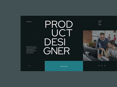 Portfolio product dark design designer digital portfolio product ui web web design website