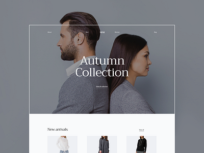MiMi - Fashion Boutique boutique clean clothing collection commerce design minimal shop ui ux web design website