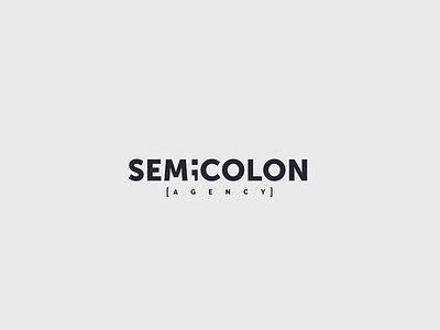 Semicolon brand brand design branding graphic design icon iconography illustration logo logo design logotype typography vector