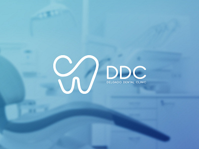 Delgado Dental Clinic branding clinic dentist image logotype tijuana type wordmark