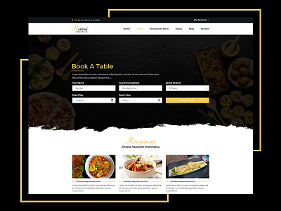 Restaurant Page chef cooking fishing restaurant