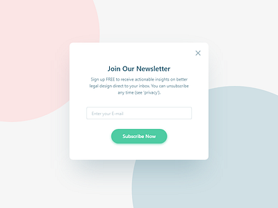 Daily UI #026 Subscribe