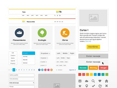 "Componentes" - Framework Bastrap