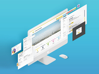 "Componentes" - Buenos Aires Data bastrap buenosaires chart data datos design graphic icon infographic screen ui ux
