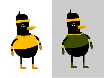 Dodgeball Ducks bird character design dodgeball duck headband quack sports