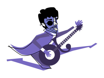 Prince In Progress guitar prince purple purple rain