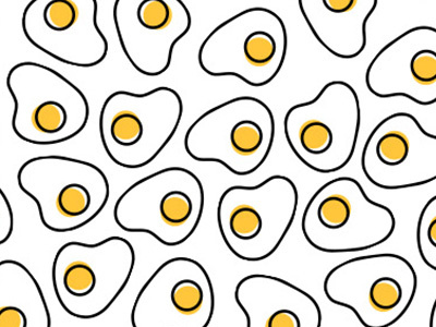 Eggs breakfast eggs food pattern yellow yolk