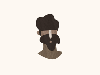 Sammy afro beard character character design face portrait