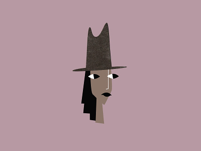 Detective Pebbles character character design detective face hat lady mystery portrait sleuth woman