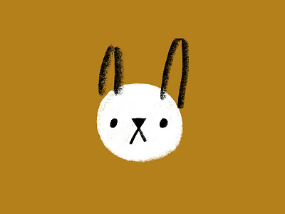 Bun Bun animal bunny dot ears face pet rabbit shapes texture